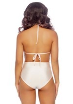Womens Iridescent Sequin Bodysuit