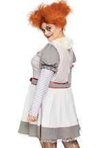Womens Plus Creepy Clown Costume Alt 1