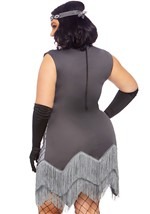 Womens Plus Roaring Roxy Flapper Costume Alt 1