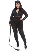 Womens Plus Sultry Supervillian Costume