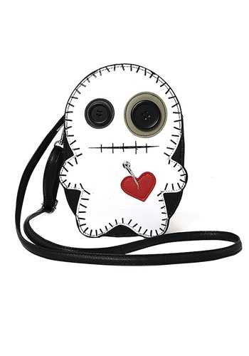 Voodoo Doll Black/White Purse
