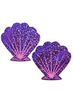 Pastease Purple Shell Mermaid Pasties