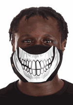Sound Activated Light Up Skeleton Mask-0