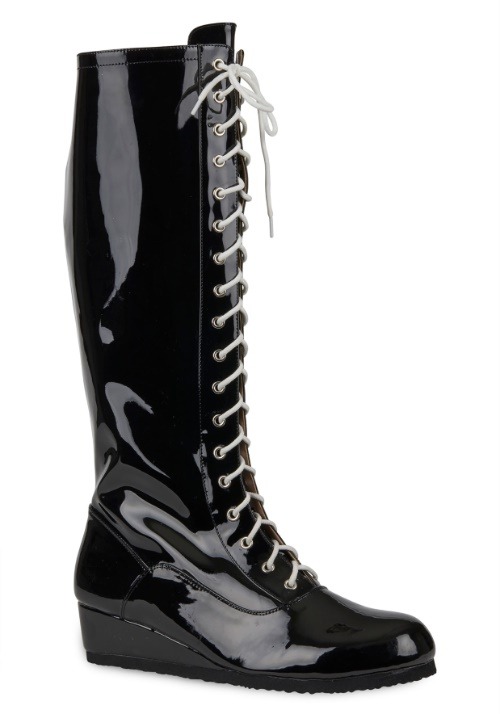 Men's Black Wrestling Boot