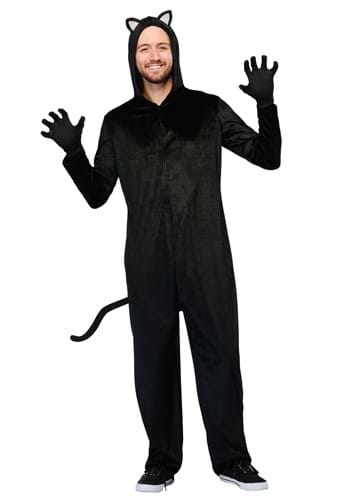 Plus Size Women's Black Cat Costume Alt 1
