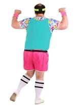 Men's Plus Size Work It Out 80's Costume Alt 1