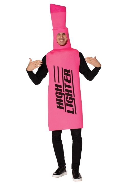 Adult Pink Highlighter Costume