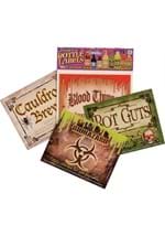 Set of 8 Scary Bottle Labels Alt 3