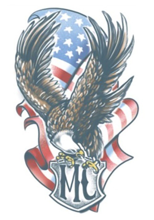 Temporary Eagle FX Tattoo