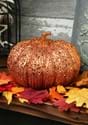8in Orange Glitter Pumpkin