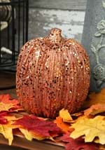 6in Orange Glitter Pumpkin