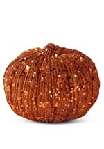 4" Orange Glitter Pumpkin Alt 1