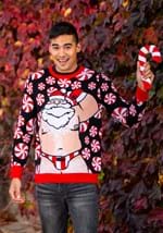 Santa Candy Cane Ugly Christmas Sweater