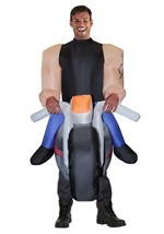 Adult inflatable Hells Biker Costume Alt 2