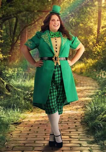 Womens Plus Charming Leprechaun Costume