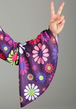 Women's Plus Size Groovy Flower Power Costume Alt 2
