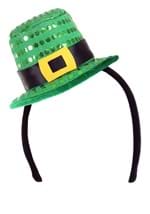 Sequin Mini Leprechaun Hat Headband Alt 3