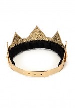 Gold Ladies Pointed Crown Adjustable 3" Alt 3
