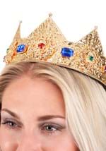 Gold Ladies Pointed Crown Adjustable 3" Alt 1