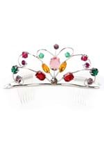 Silver Rainbow Tiara Pink Alt 1