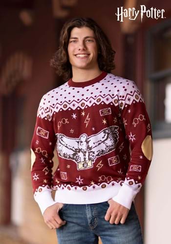 Adult Harry Potter Hedwig Ugly Sweater