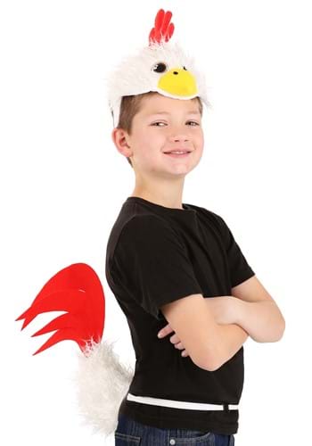 Chicken Plush Headband & Tail Kit