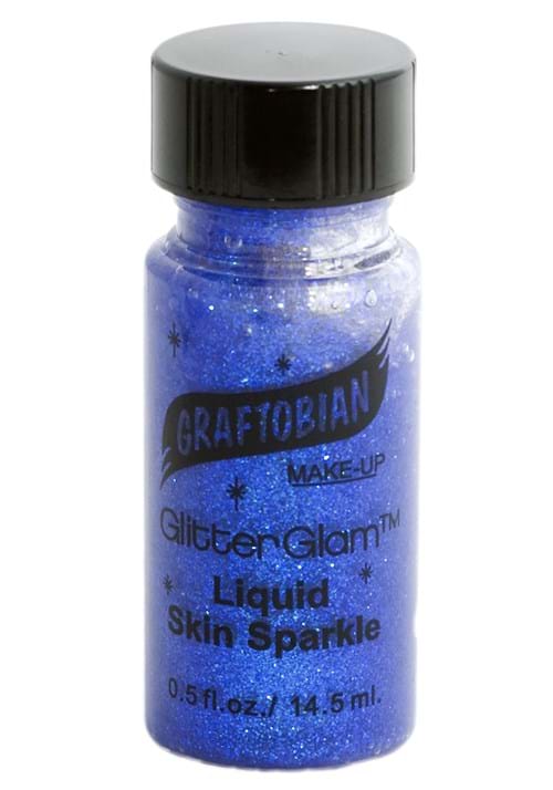 GlitterGlam .5 oz Blue Liquid Glitter Makeup