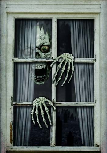 47 Fake Window Skull Hands