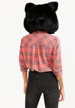Black Cat Mascot Head Mask for Adults Alt 1