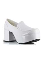 Mens White Daddio Pimp Shoe