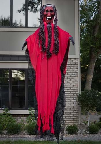 10 FT Light Up Hanging Skull Reaper Decoration