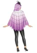 Womens Purple Ombre Spider Web Poncho Alt 1