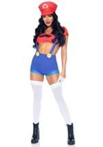 Sexy Piece Red Gamer Babe Women's Costume Alt 3