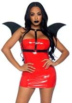 Faux Leather Bat Wing Body Harness