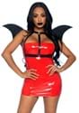 Faux Leather Bat Wing Body Harness