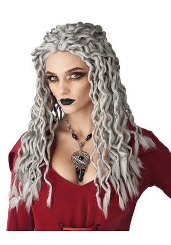Gray Crinkle Dreads Wig