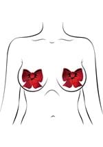 Pastease Holographic Red Bows Pasties Alt 1