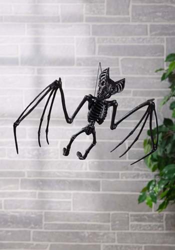 22" Medium Black Bat Skeleton main