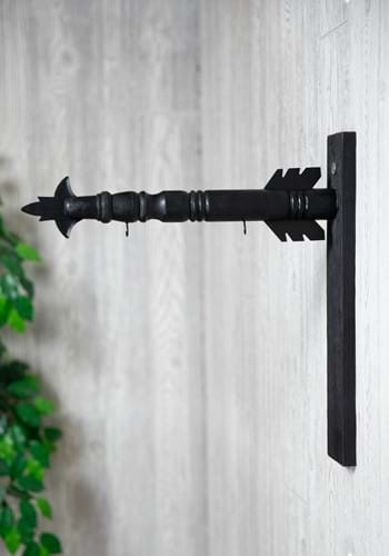 17.5" Black Wood Arrow Base Holder