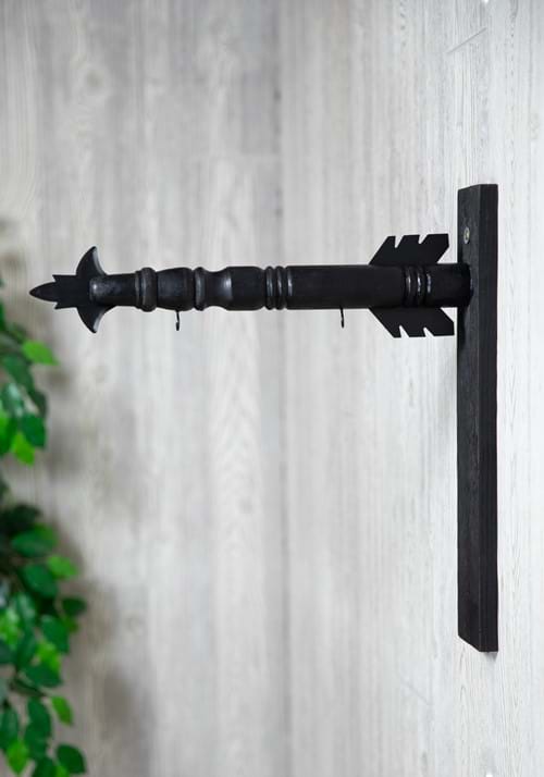 17.5" Black Wood Arrow Base Holder