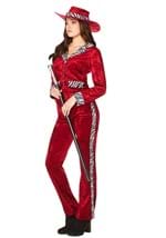 Womens Red Lady Pimp Costume Alt 1