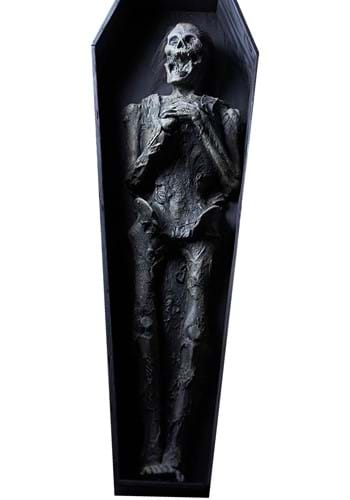 Skeleton in Coffin Prop