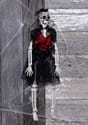 Hanging 16 Inch Gothic Dress Skeleton Lady Decoration