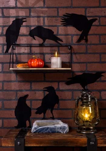 Crow Stickers - 12pcs