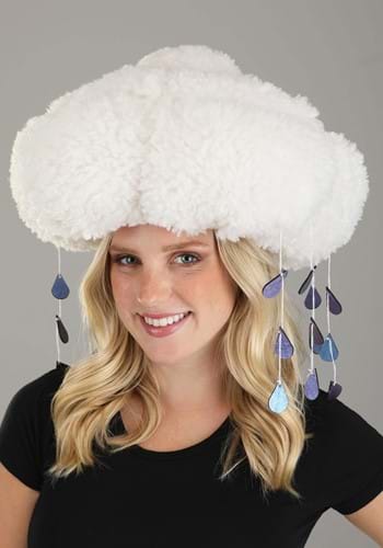 Adult Light-Up Rain Cloud Sherpa Hat Main