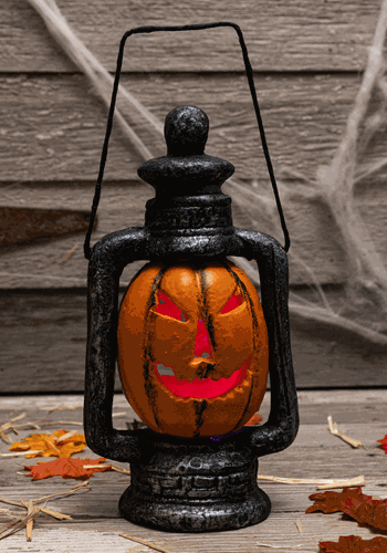 pumpkin lamp w/3color LED light gif