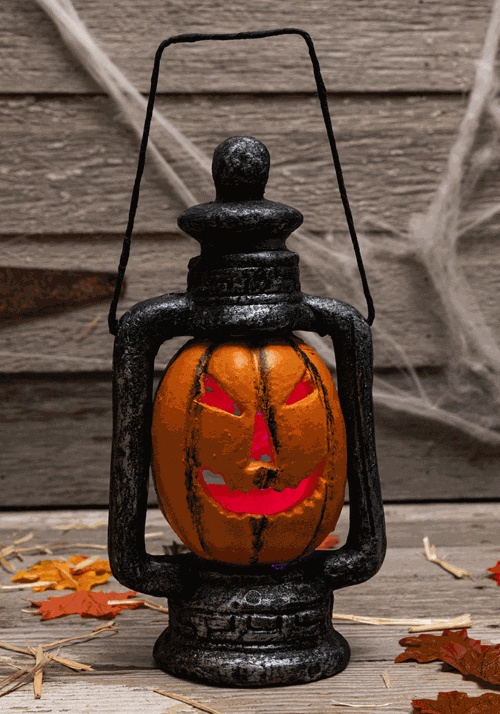 pumpkin lamp w/3color LED light, TL :42com