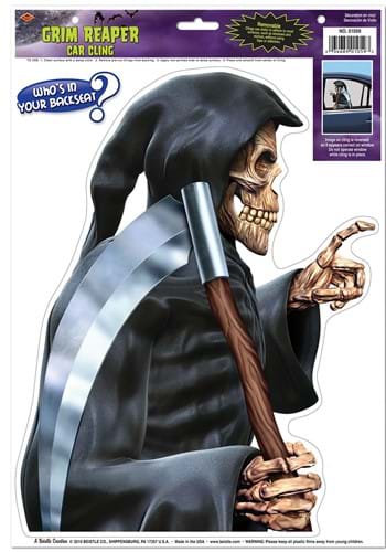 Grim Reaper Car Cling