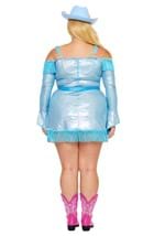 Women's Plus Size Rhinestone Cowgirl Costume Alt 3