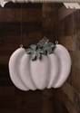 10" Inch Whitewashed Pumpkin Arrow Figure